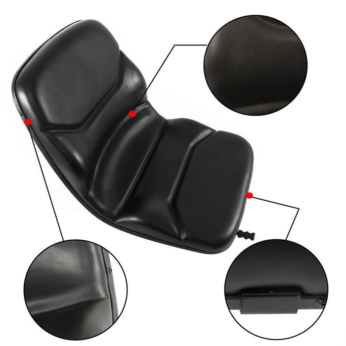 DURAFORCE Black Seat For Case Backhoe Loader 580C 580D 580E 580L 580M Skid Steer Loader