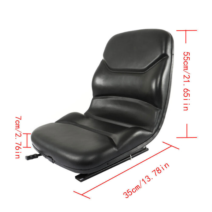 DURAFORCE Black Seat For Case Backhoe Loader 580C 580D 580E 580L 580M Skid Steer Loader