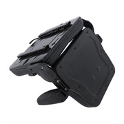 DURAFORCE Adjustable Backrest Lawn Mower Tractor Seat Forklift Excavator Seat w/ Armrests