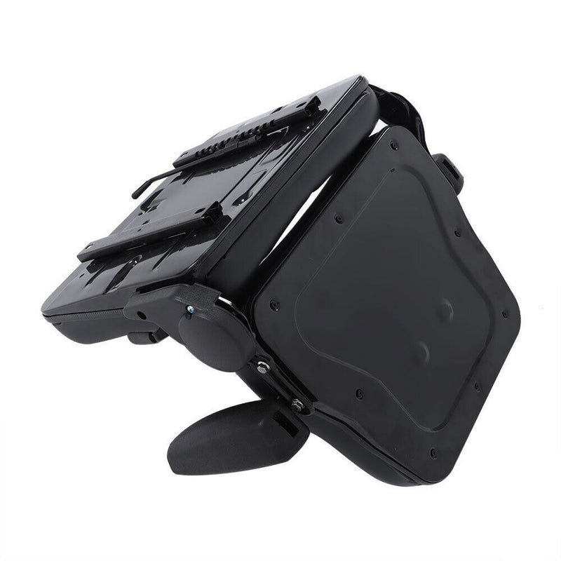 DURAFORCE Adjustable Backrest Lawn Mower Tractor Seat Forklift Excavator Seat w/ Armrests