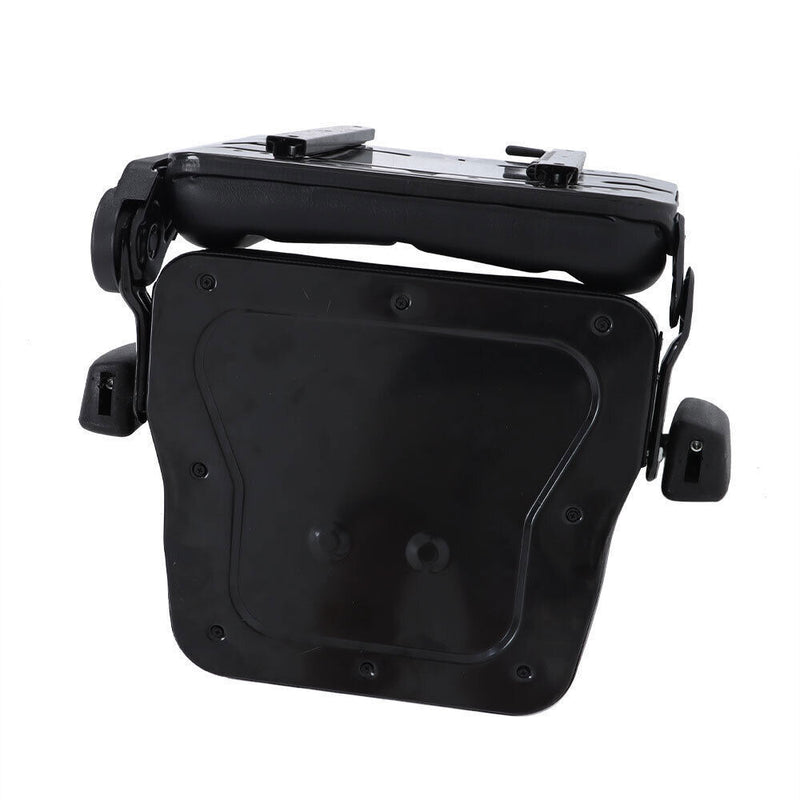 DURAFORCE Adjustable Backrest Lawn Mower Tractor Seat Forklift Excavator Seat w/ Armrests