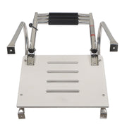 DURAFORCE 3 Step Stainless Steel Telescoping Boat Ladder With Platform 2 Handrails