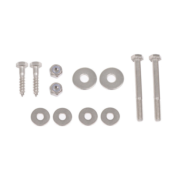 DURAFORCE 3 Step Stainless Steel Telescoping Boat Ladder With Platform 2 Handrails