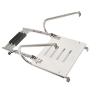DURAFORCE 3 Step Stainless Steel Telescoping Boat Ladder With Platform 2 Handrails