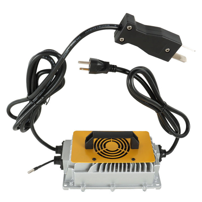 DURAFORCE 36V 18A Golf Cart Battery Charger IP67 For Club Car/Yamaha/E-Z-Go 2-Pin Plug