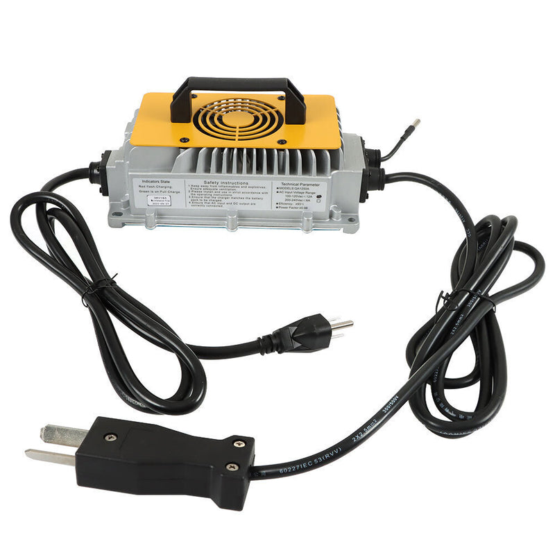 DURAFORCE 36V 18A Golf Cart Battery Charger IP67 For Club Car/Yamaha/E-Z-Go 2-Pin Plug