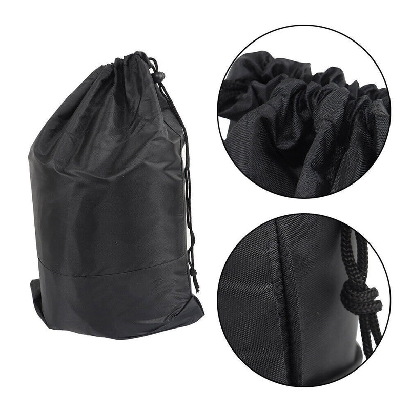 DURAFORCE 11ft 12ft 13ft 420D Boat Cover V-Hull Runabouts Waterproof Heavy Duty Black