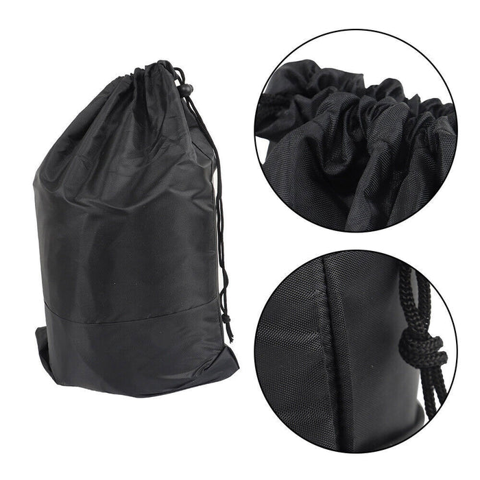 DURAFORCE 11ft 12ft 13ft 420D Boat Cover V-Hull Runabouts Waterproof Heavy Duty Black