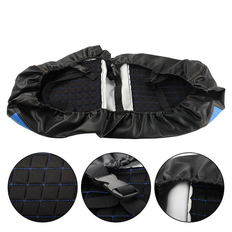 DURAFORCE Blue Color Front And Rear Seat Covers Fits For Club Car DS Golf Carts 2000.5-Up