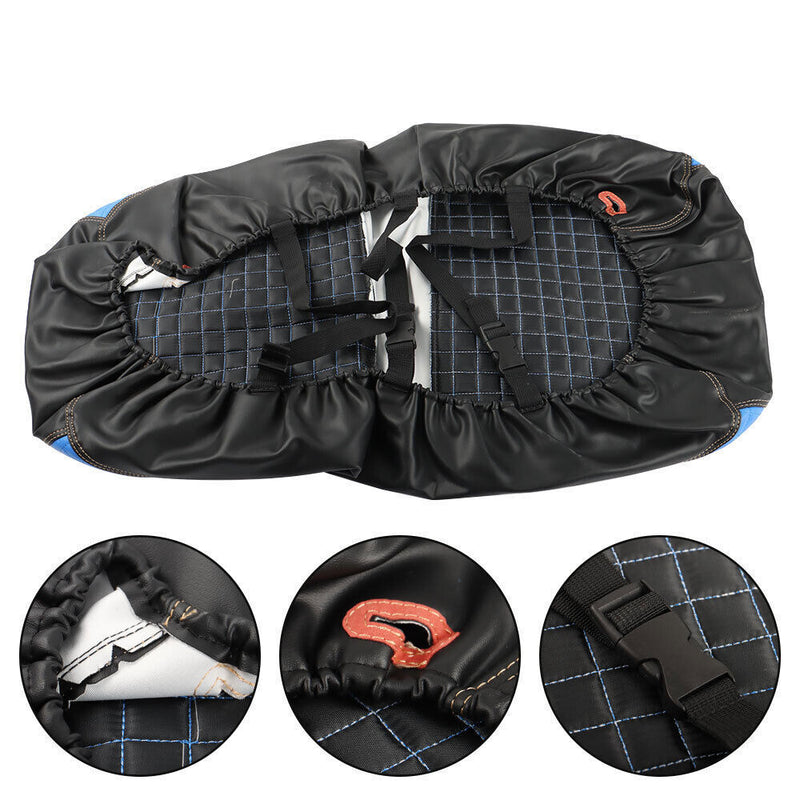 DURAFORCE Blue Color Front And Rear Seat Covers Fits For Club Car DS Golf Carts 2000.5-Up
