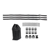 DURAFORCE Boat Cover V-Hull Runabouts Waterproof Heavy Duty 11-13ft 420D Black