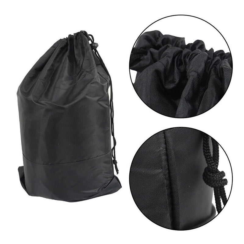 DURAFORCE Boat Cover V-Hull Runabouts Waterproof Heavy Duty 11-13ft 420D Black