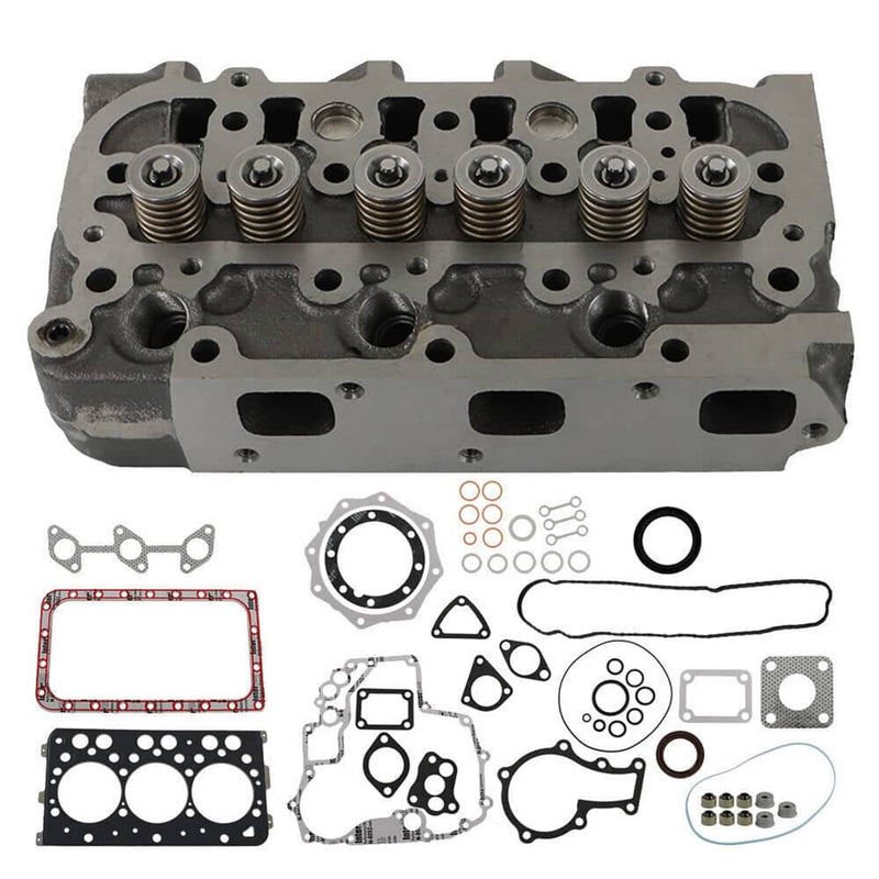 DURAFORCE D782 Full Cylinder Head Assy W/ Valves & Full Gasket Kit For Kubota D782 Engine