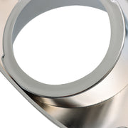 DURAFORCE Chrome Hub Cover Kit 33mm Front Rear for Semi Truck Wheel Axle Covers Spiked