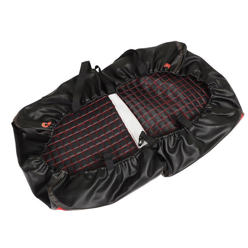 DURAFORCE Golf Carts Red Front and Rear Seat Covers Fits For Club Car Precedent 2004-Up
