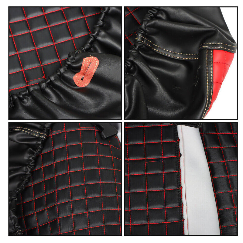 DURAFORCE Golf Carts Red Front and Rear Seat Covers Fits For Club Car Precedent 2004-Up