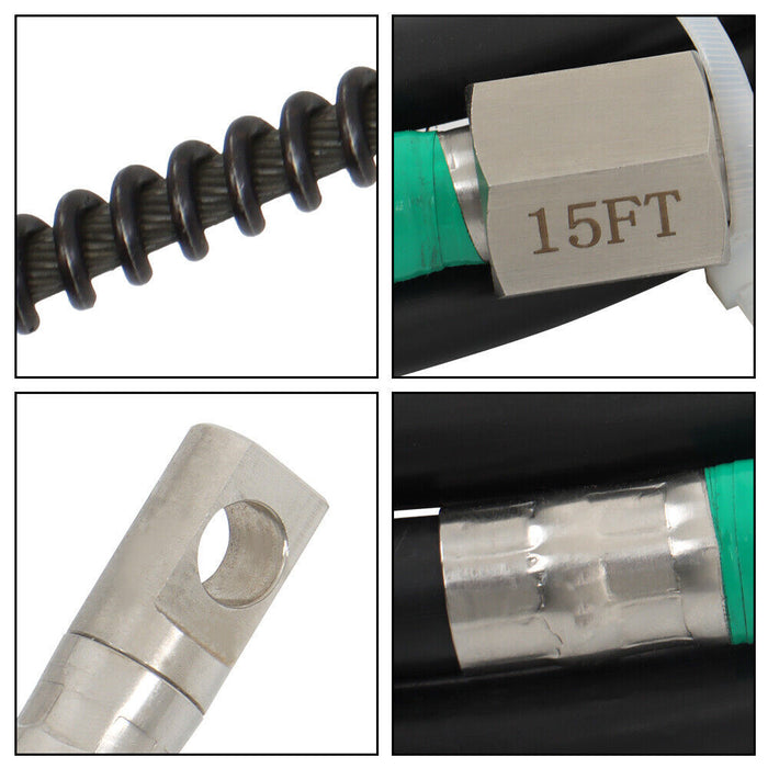 DURAFORCE 15 Feet SS13715 Boat Cable Rotary Steering System Outboard Kit With 13.5" Wheel