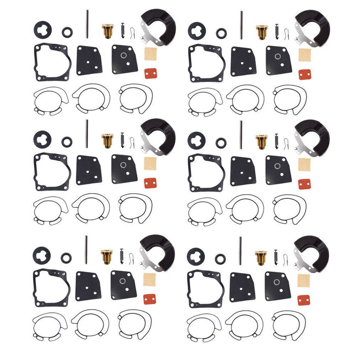 DURAFORCE 6X For Johnson Evinrude 18-7247 438996 V4, V6 90 HP 1995-2002 Carburetor Kits