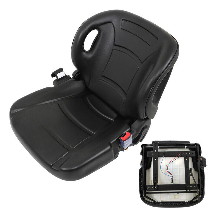 DURAFORCE FOR TOYOTA FORKLIFT SEAT WITH SEATBELT & SWITCH w/ Adjustable Backrest