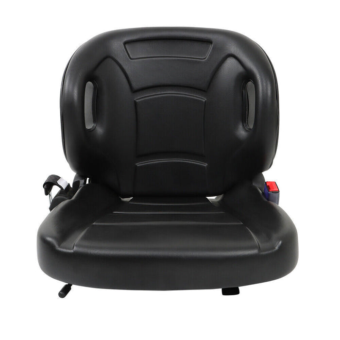 DURAFORCE FOR TOYOTA FORKLIFT SEAT WITH SEATBELT & SWITCH w/ Adjustable Backrest