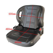 DURAFORCE FOR TOYOTA FORKLIFT SEAT WITH SEATBELT & SWITCH w/ Adjustable Backrest