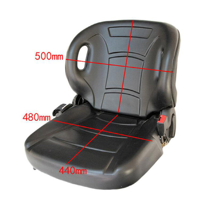 DURAFORCE FOR TOYOTA FORKLIFT SEAT WITH SEATBELT & SWITCH w/ Adjustable Backrest