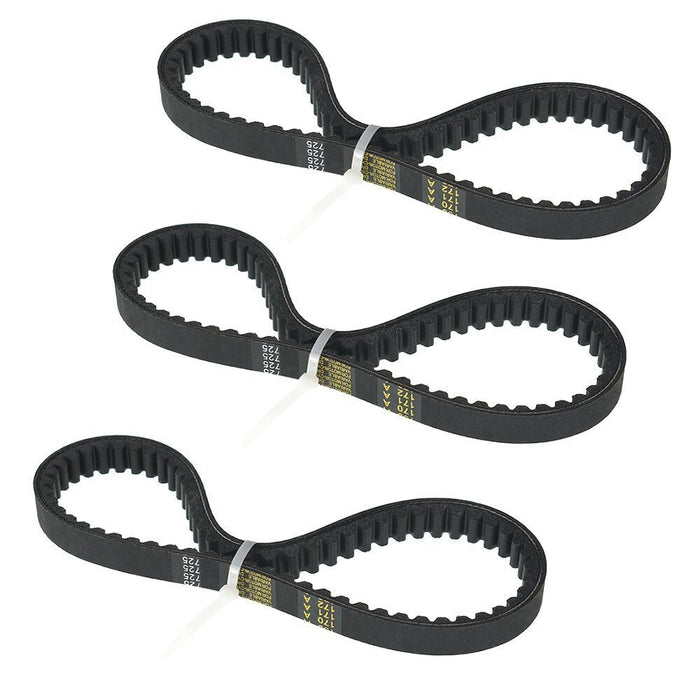 DURAFORCE 3PCS 30 Series Go Kart Drive 725 Belt Replaces Torque Converter Set Assymetrical