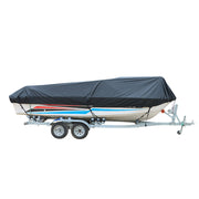 DURAFORCE V-Hull Runabouts Boat Cover 17-19FT Marine Grade Trailerable Waterproof 600D
