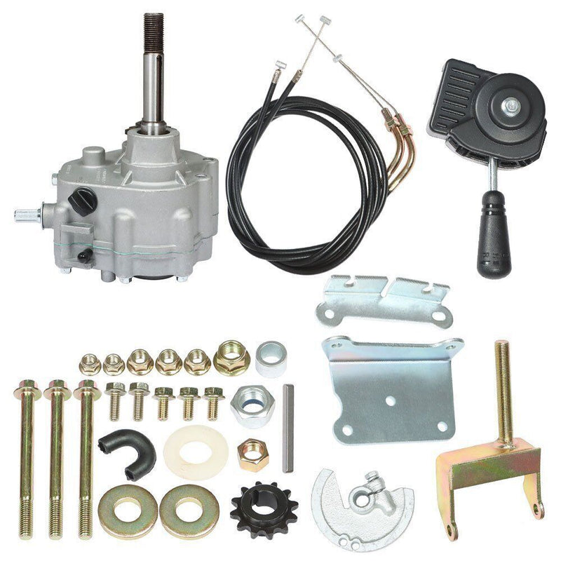 DURAFORCE Go Kart Forward Reverse Gearbox Kit for 2HP-13HP Engine 4 Stroke Forward Reverse
