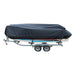 DURAFORCE V-Hull Runabouts Boat Cover 14 15 16 FT Waterproof Heavy Duty Trailerable