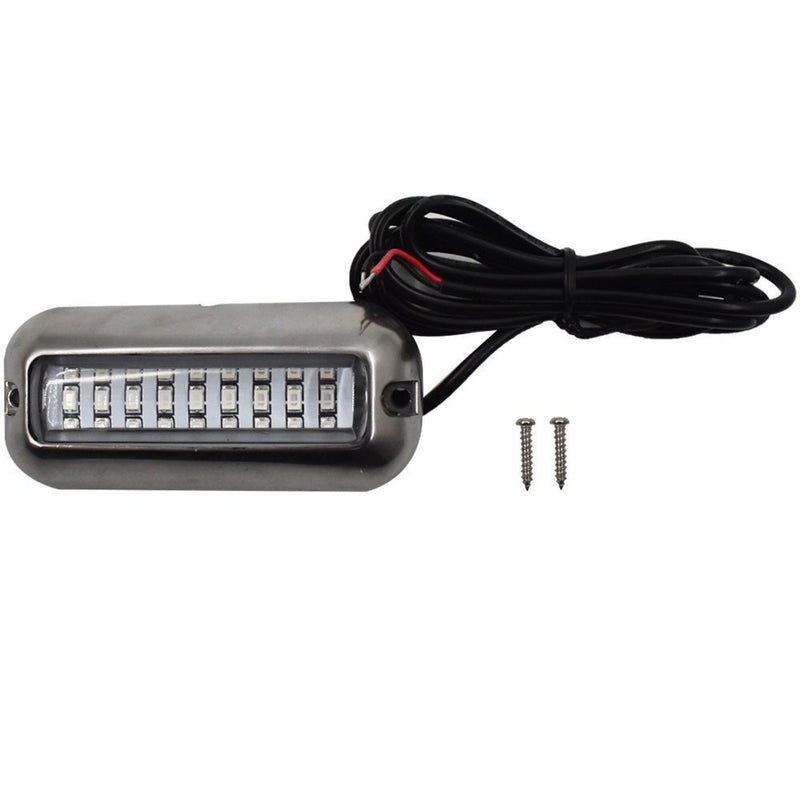 DURAFORCE For 3.5" Marine/Boat 27 Blue LED 50W Underwater Pontoon Boat Transom Lights