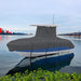 DURAFORCE For Center Console Boats With T-Top Roofs Heavy Duty Boat Cover 20-22ft Grey