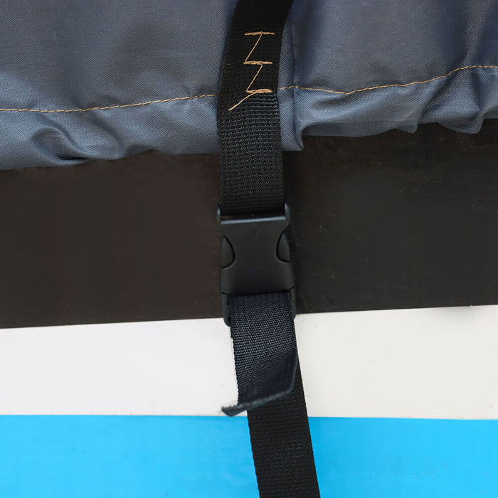 DURAFORCE For Center Console Boats With T-Top Roofs Heavy Duty Boat Cover 20-22ft Grey