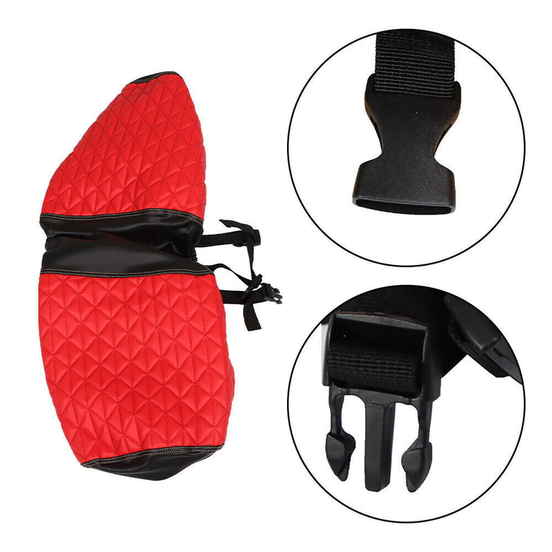DURAFORCE Golf Carts Seat Covers Red Color Front & Rear For E-Z-GO Medalist TXT 1994-2013