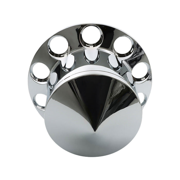 DURAFORCE Rear Axle Wheel Covers 33mm Spike Screw-on Lug Nut Cover For Semi Truck