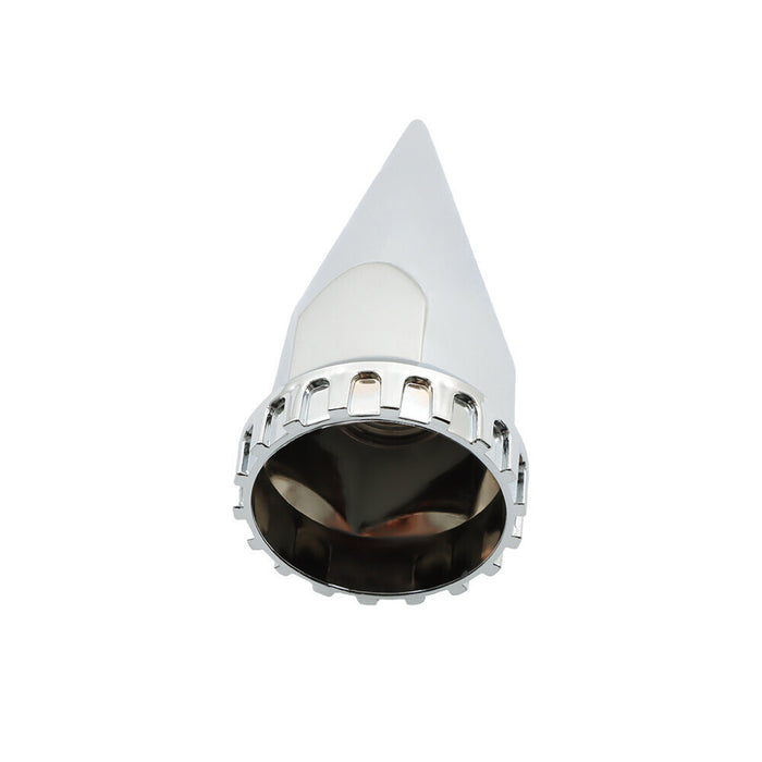 DURAFORCE Rear Axle Wheel Covers 33mm Spike Screw-on Lug Nut Cover For Semi Truck