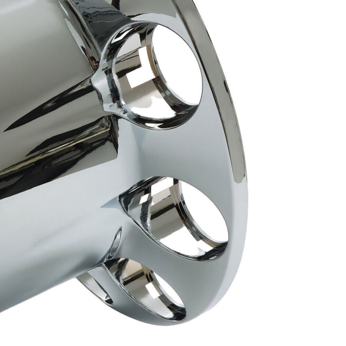 DURAFORCE Rear Axle Wheel Covers 33mm Spike Screw-on Lug Nut Cover For Semi Truck