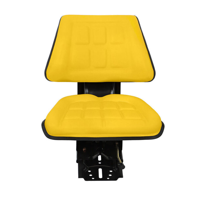 DURAFORCE Yellow Tractor Suspension Seat For John Deere 1020 1530 2020 2030 5200 5400 6110