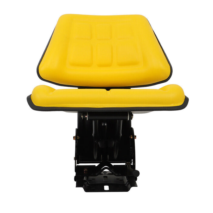 DURAFORCE Yellow Tractor Suspension Seat For John Deere 1020 1530 2020 2030 5200 5400 6110