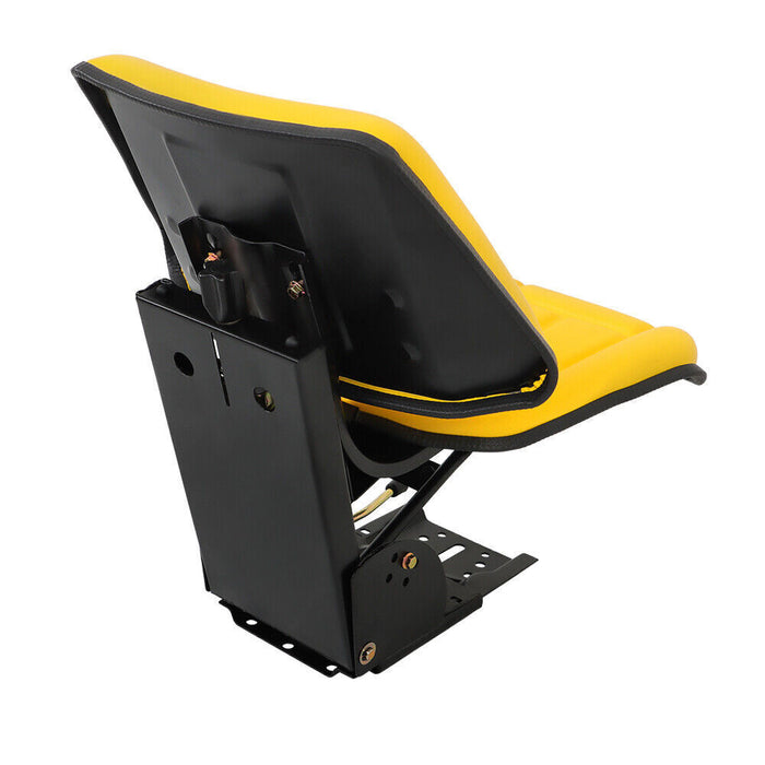 DURAFORCE Yellow Tractor Suspension Seat For John Deere 1020 1530 2020 2030 5200 5400 6110