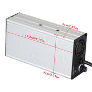 DURAFORCE 48 Volt 5Amp Golf Cart Battery Charger For EZGo RXV Models -RXV style Plug