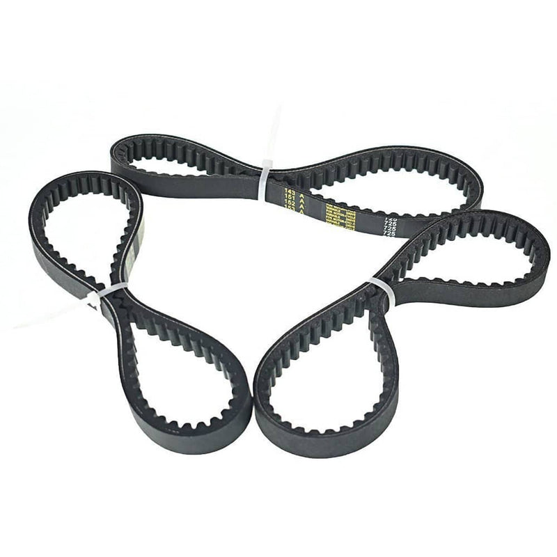 DURAFORCE Go Kart Drive Belt 725 for 30 Series torque converter- 3pc SET (3 belts)