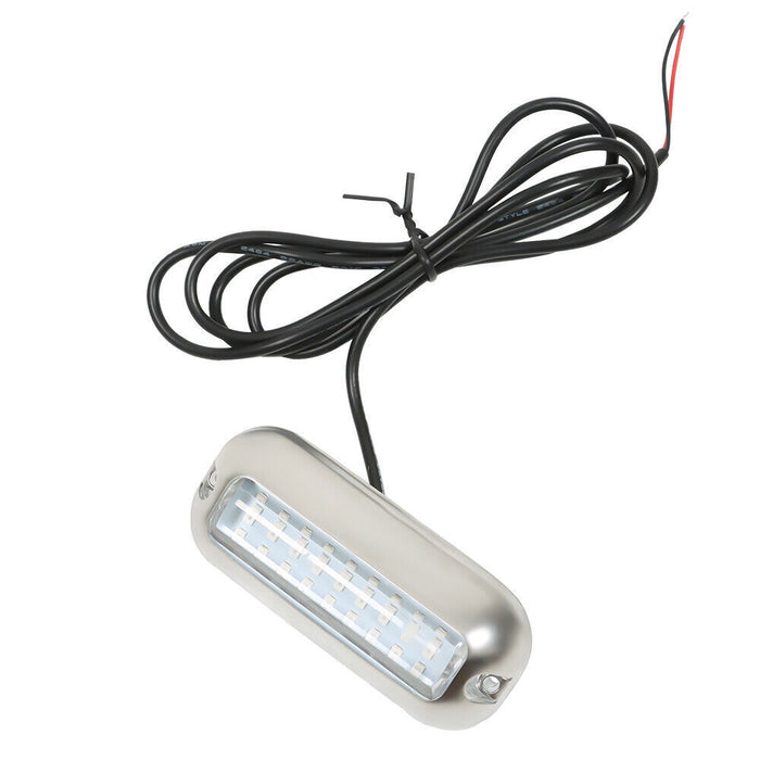 DURAFORCE 2 × 27 LED Marine Light Boat Lights Blue Stainless Steel Yacht Underwater Lamp