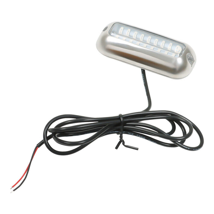 DURAFORCE 2 × 27 LED Marine Light Boat Lights Blue Stainless Steel Yacht Underwater Lamp