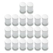 DURAFORCE Lug Nut Covers 33mm Push-On Tube Top Hat Plastic 3 3/8" Set of 20