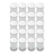 DURAFORCE Lug Nut Covers 33mm Push-On Tube Top Hat Plastic 3 3/8" Set of 20