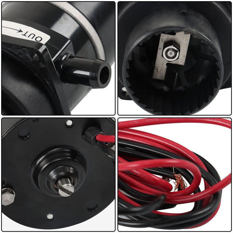 DURAFORCE For Jabsco 37041-0010 Motor Pump Assembly 12V 74001-2460 Electric Toilets