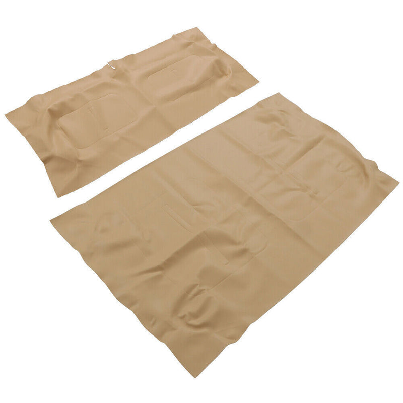 DURAFORCE Tan Color Front Seat Covers Fits For E-Z-GO TXT 1995-2013 Golf Carts #71602-G04