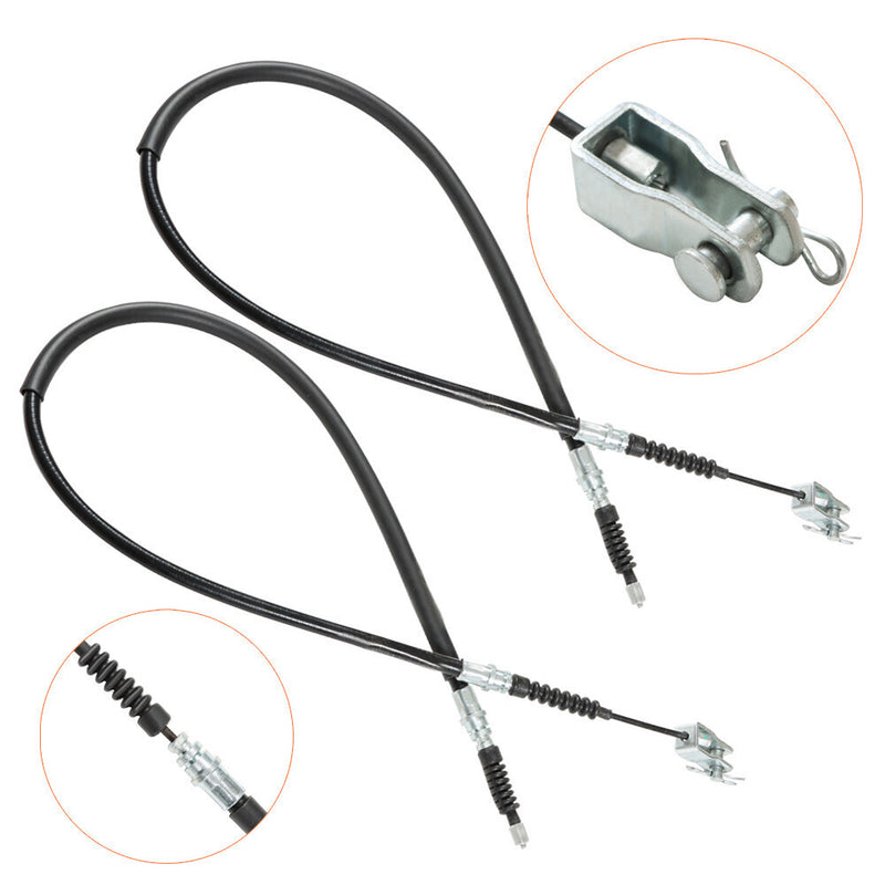 DURAFORCE 2Pcs Brake Cable Kit Driver&Pass Side -Pins&Clips For Club Car DS 2000+ Models