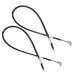 DURAFORCE 2Pcs Brake Cable Kit Driver&Pass Side -Pins&Clips For Club Car DS 2000+ Models